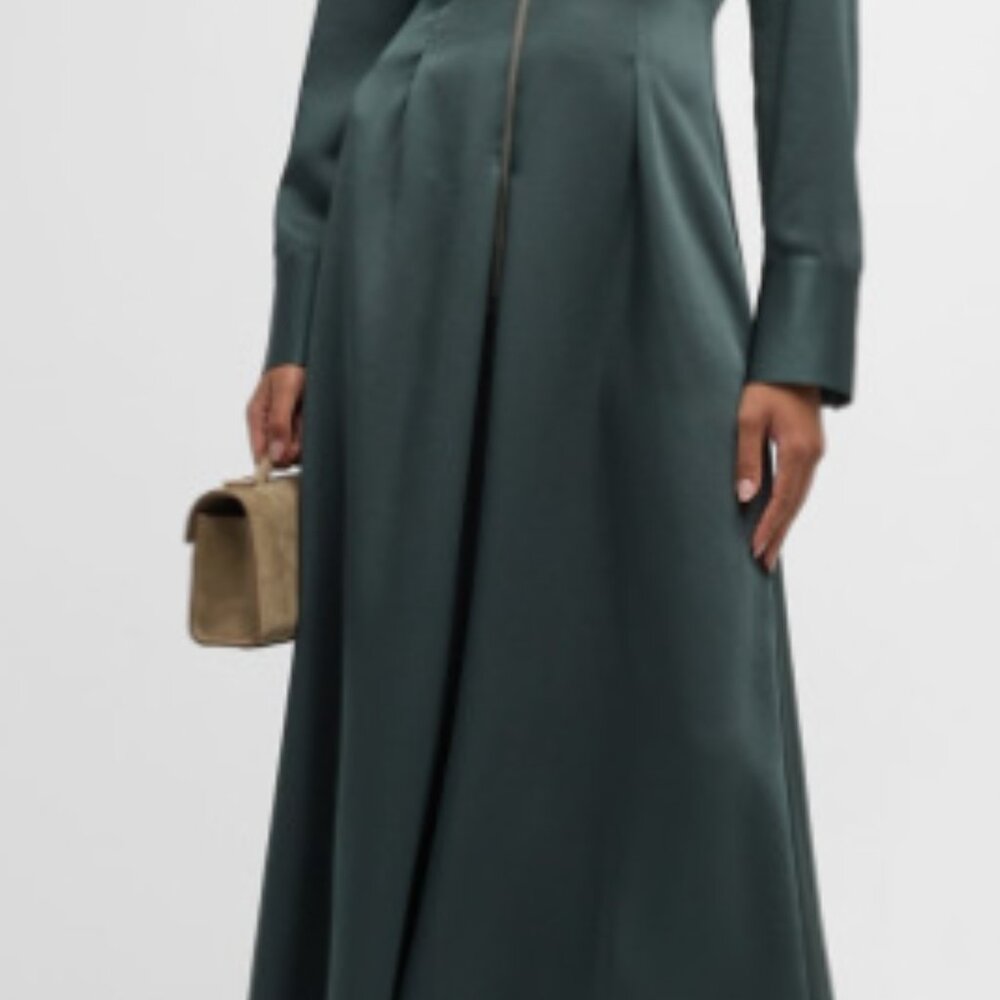 Vince Charcoal Long Sleeve Dress - Picture 3 of 7